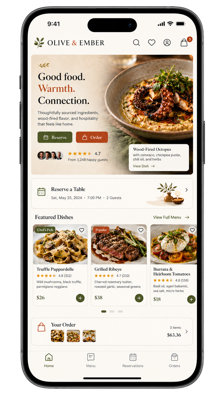 Marketing Site mobile app