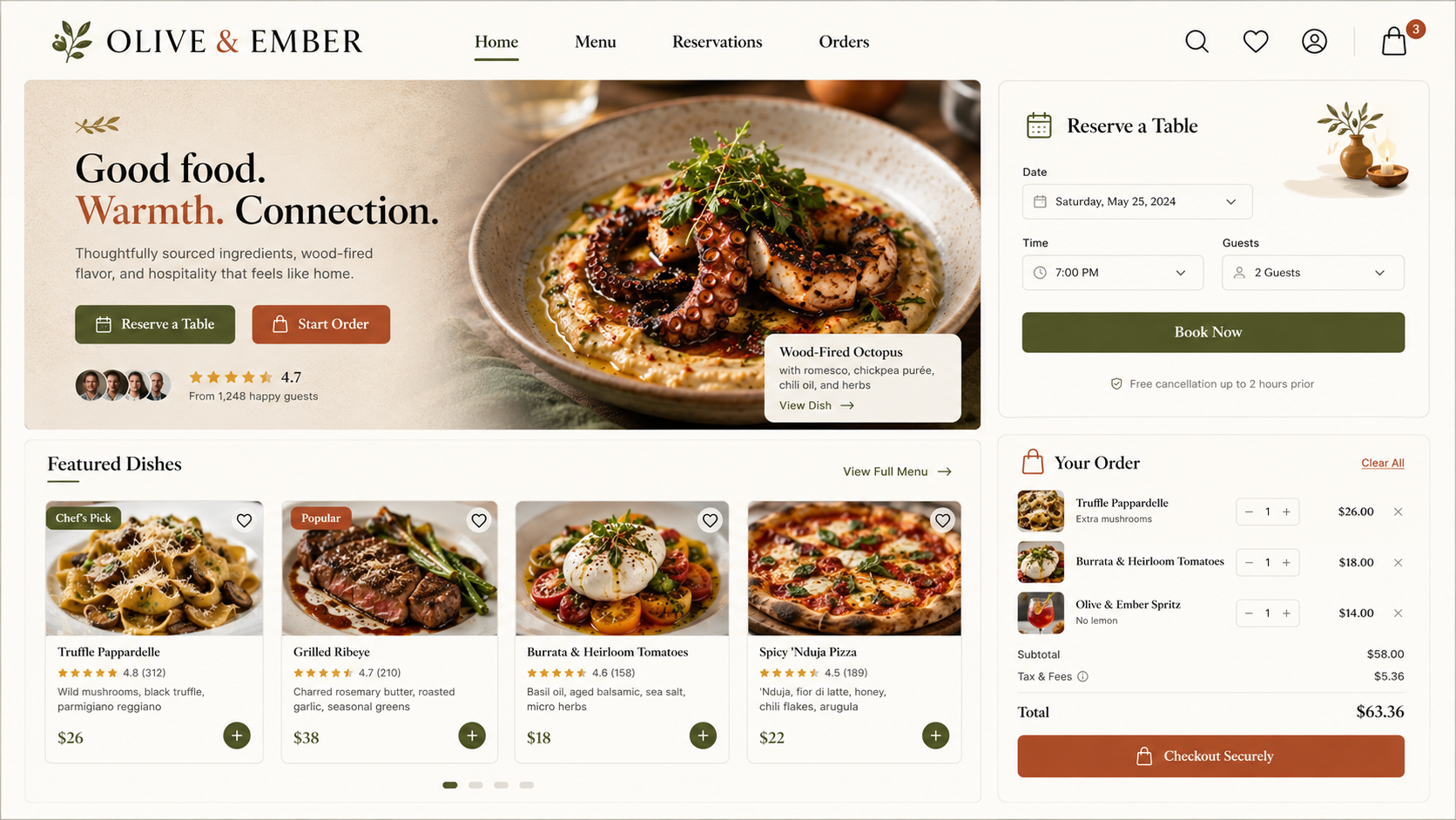 Marketing Site website